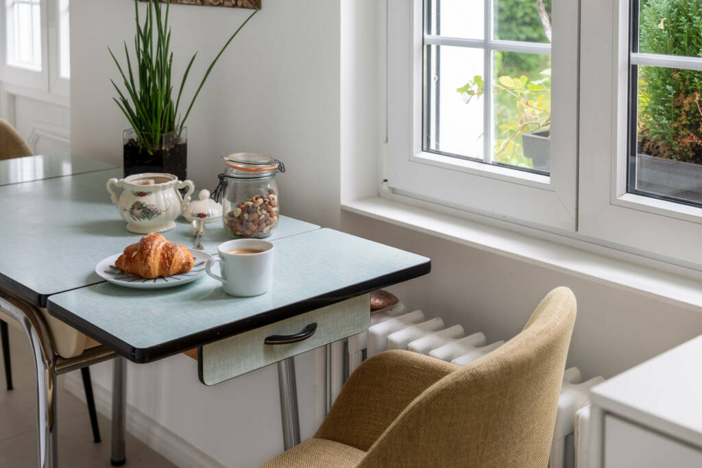Le petit déjeuner dans la cuisine, par Etymodéco, Magali Brustlein, Décoratrice et Expert Feng Shui à Saint Louis en Alsace