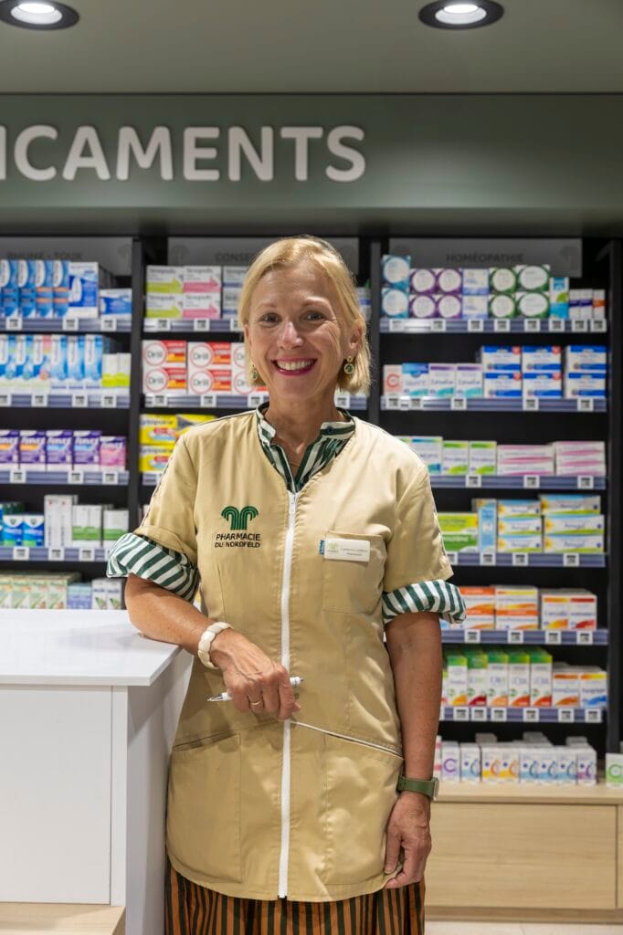 La propriétaire de la pharmacie, par Etymodéco, Magali Brustlein, Décoratrice d'intérieur à Saint Louis en Alsace